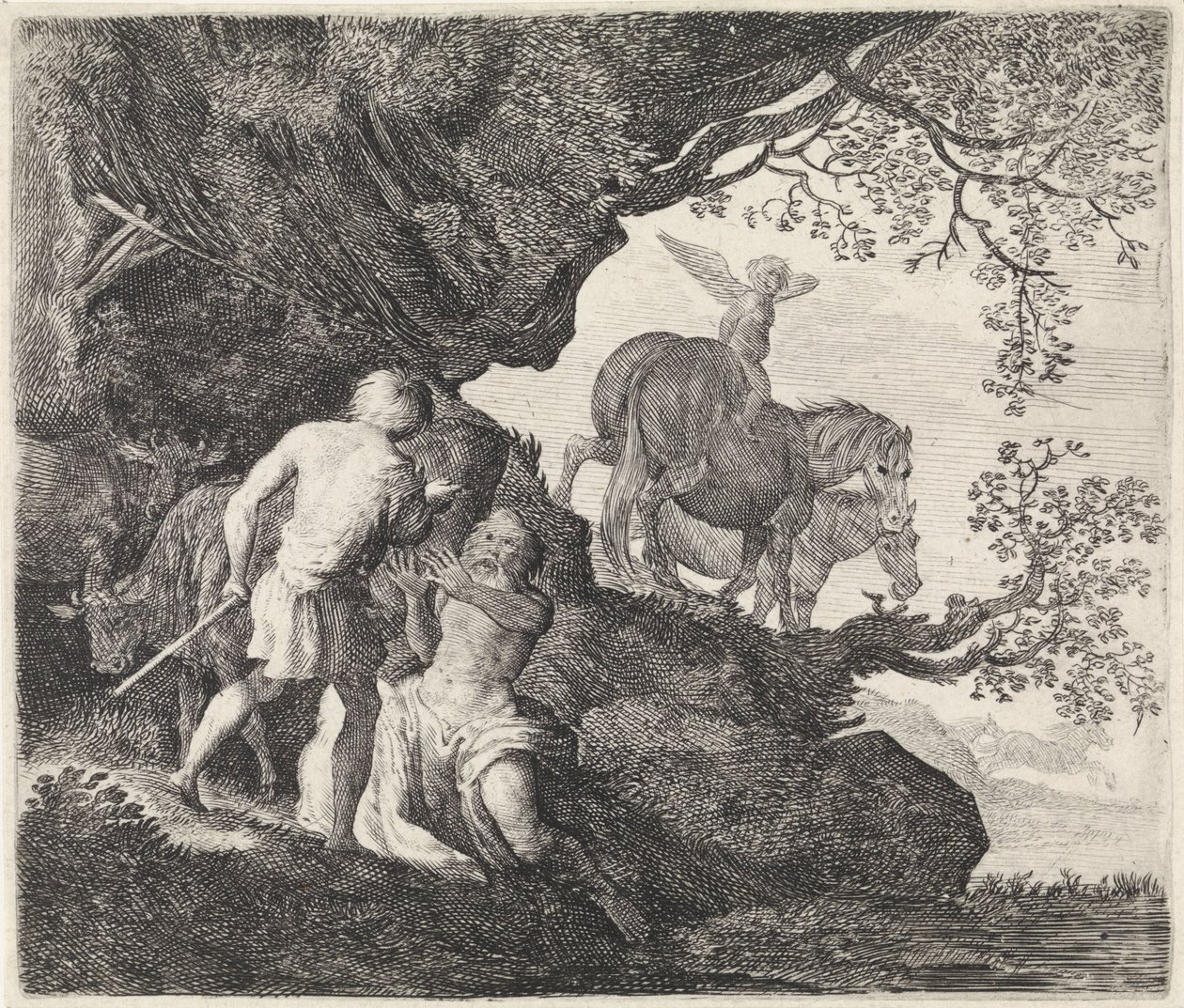 Mercure punit Battus - Moyses van Wtenbrouck