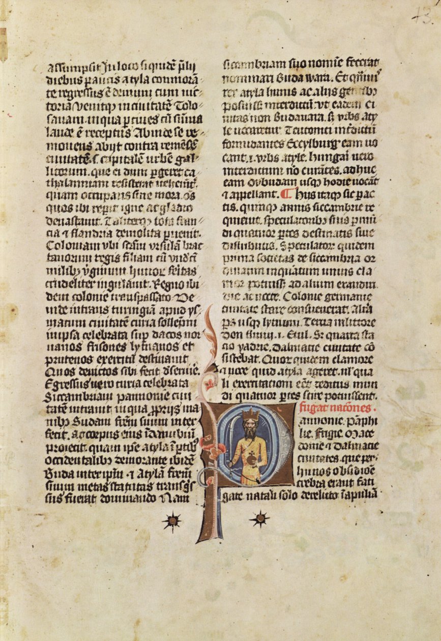 Chronique illuminée; Chronicon Pictum; Képes Krónika 13 - Márk Kálti
