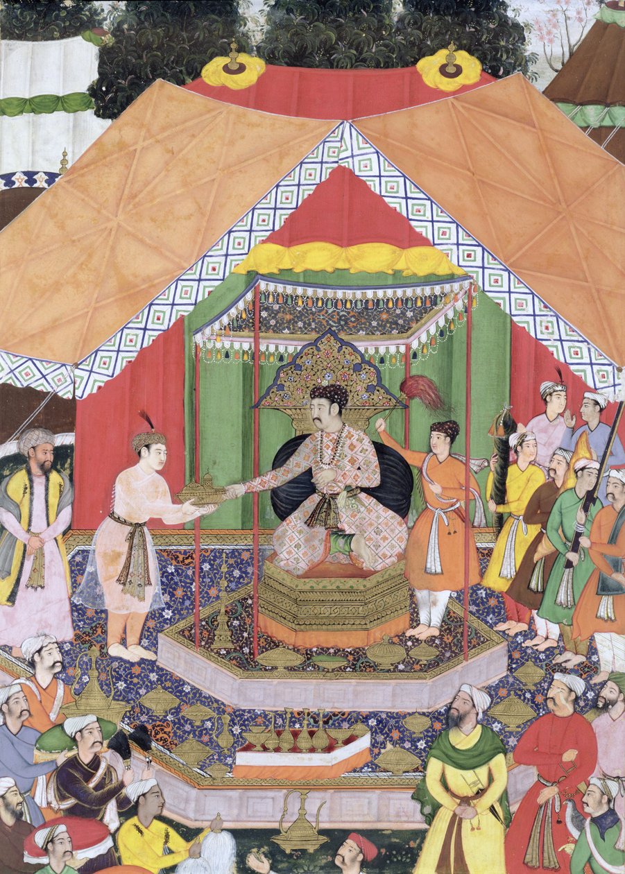 Empereur Akbar - Mughal School