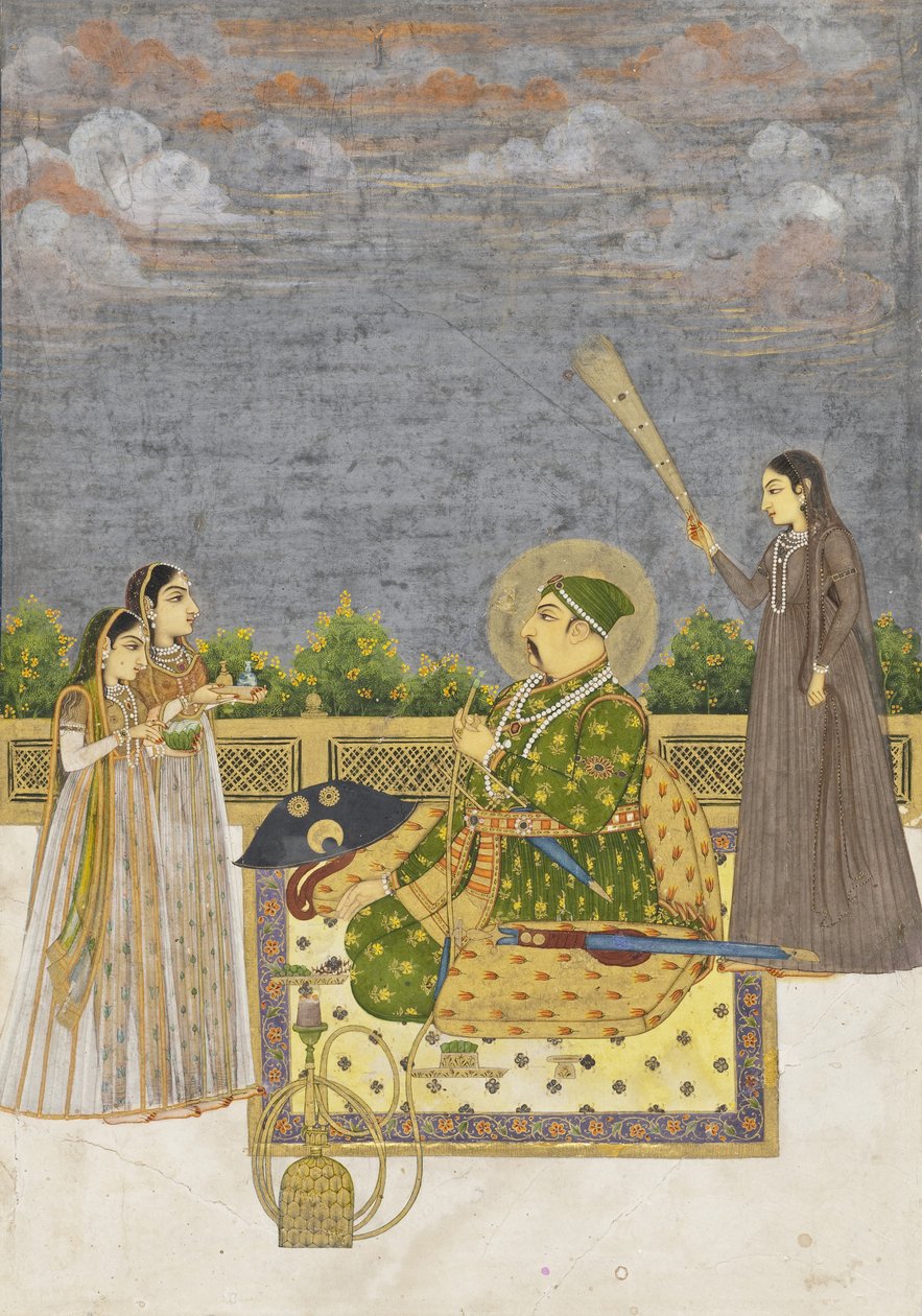 Empereur Muhammad Shah, vers 1735 - Mughal School
