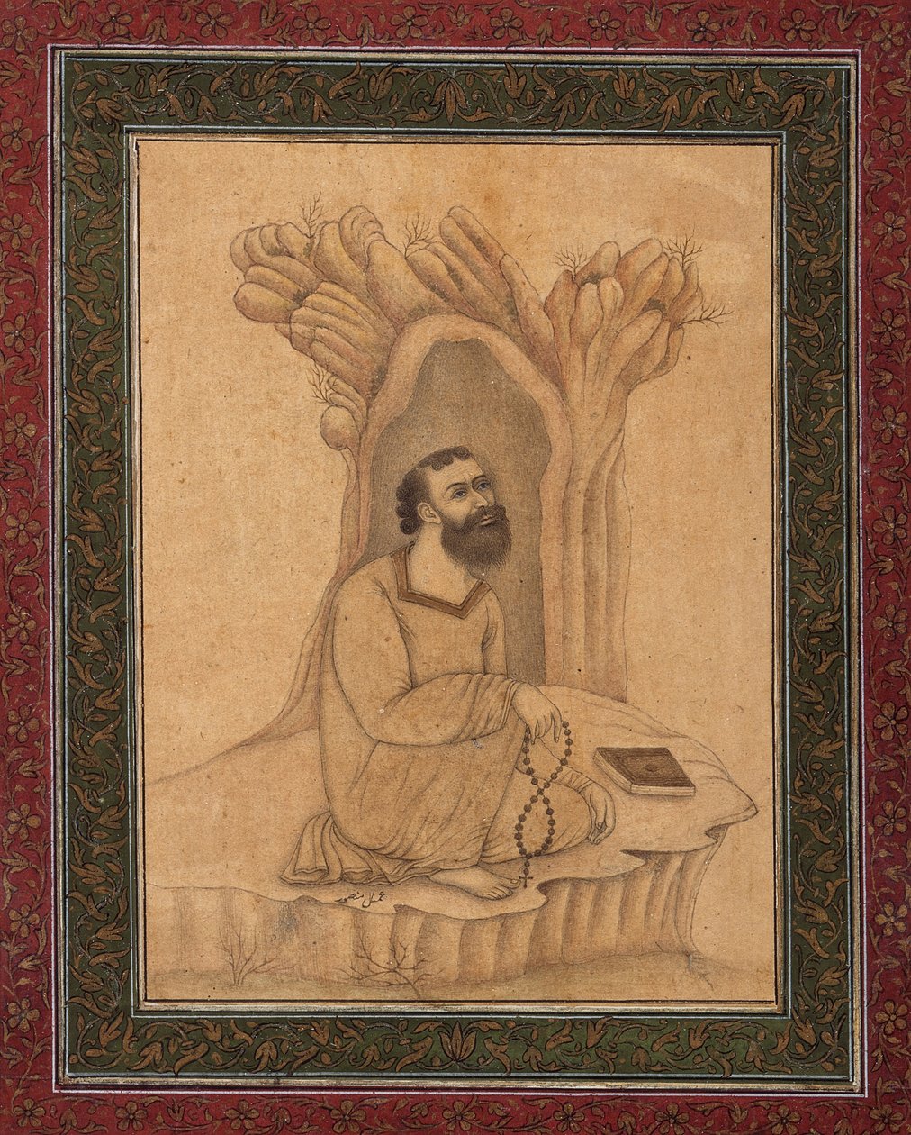 Moine franciscain - Mughal School