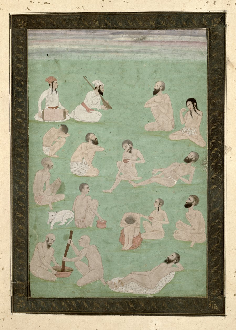 Treize derviches, du Grand Album Clive - Mughal School