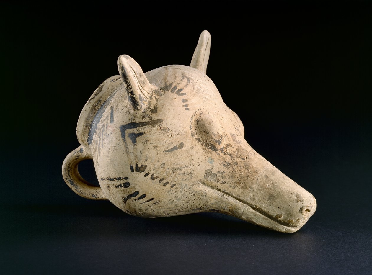 Rhyton en forme de renard - Mycenaean