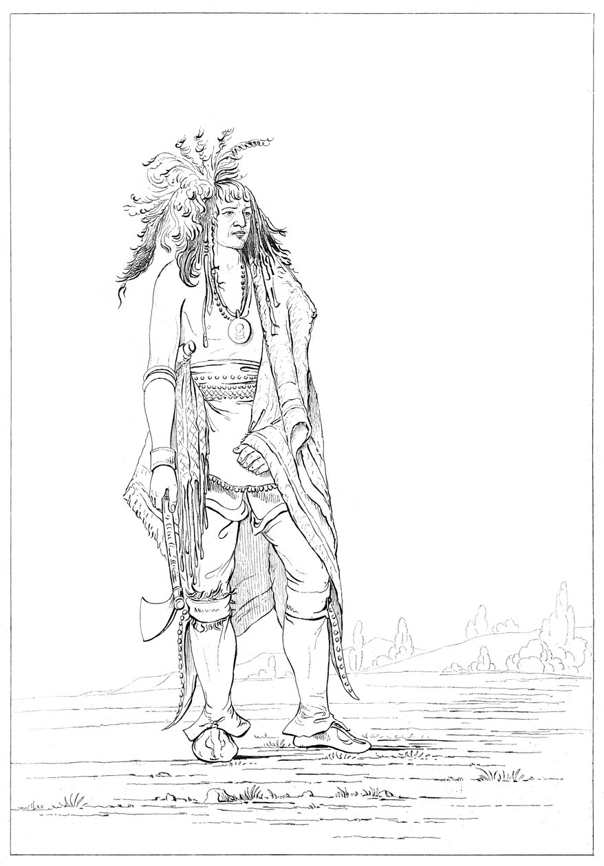 Brave iroquois, 1841 - Myers and Co