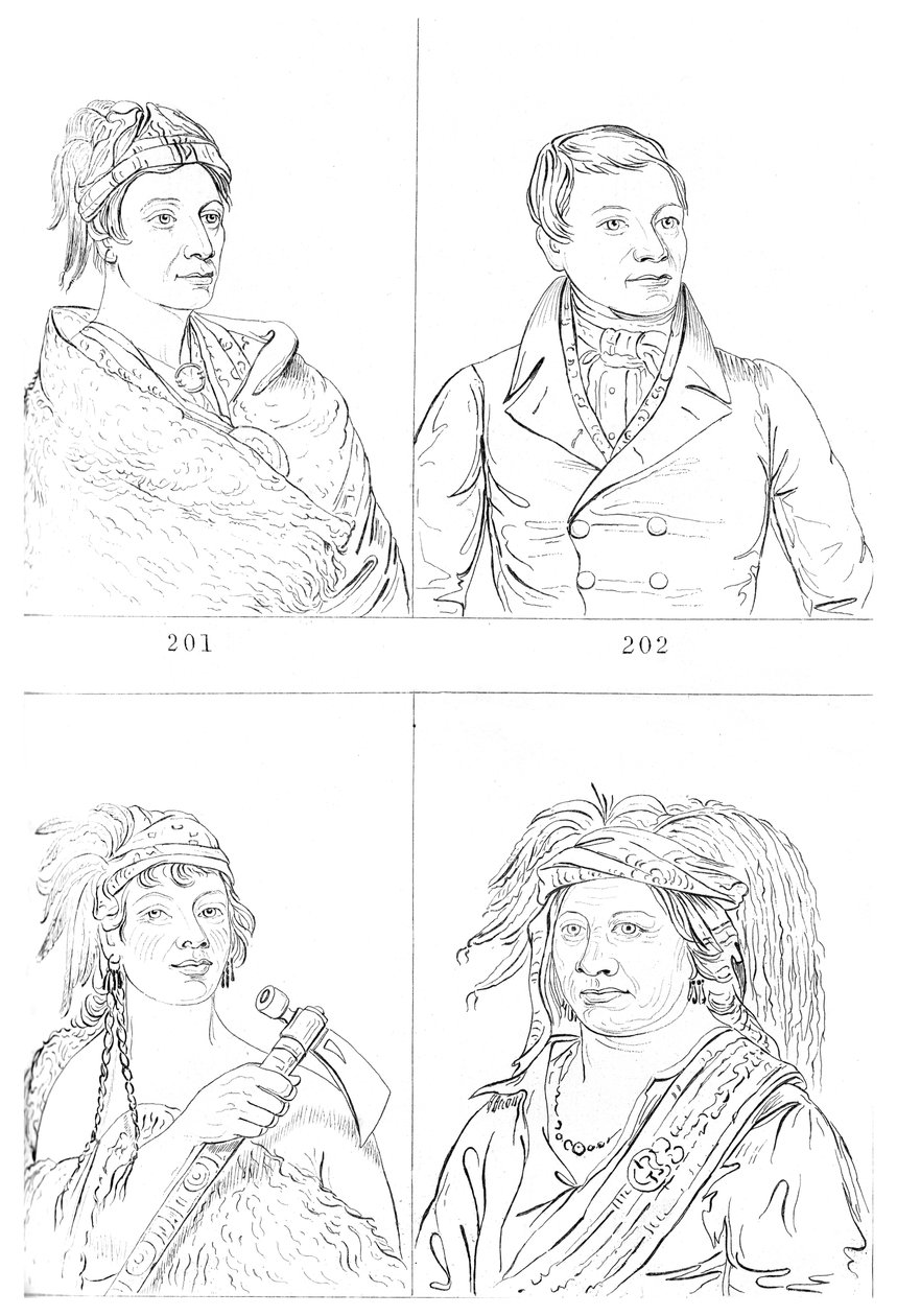 Oneidas, Tuscaroras et Senecas, 1841 - Myers and Co