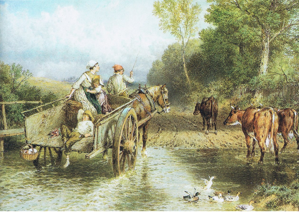 Retour du marché - Myles Birket Foster