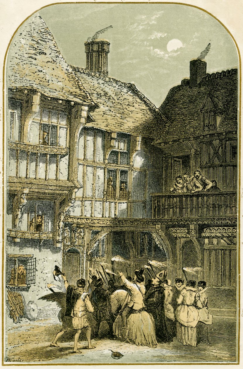Jeu de Mummers/Mumming - Myles Birket Foster