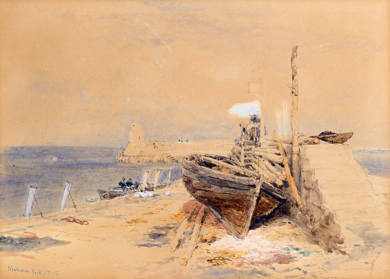Newhaven, Firth of Forth - Myles Birket Foster