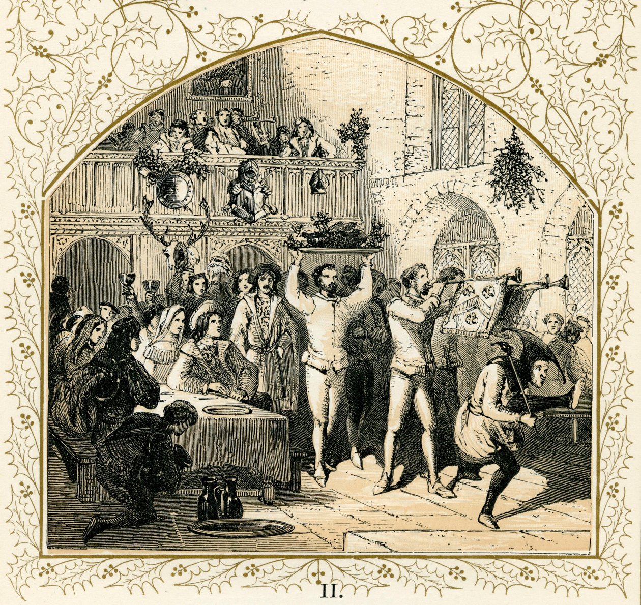 Présentation de la tête de sanglier - Myles Birket Foster