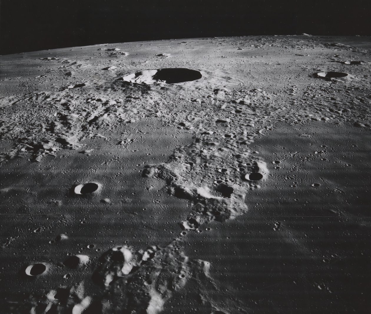 Cratère Kepler et environs, 1967 - NASA Images