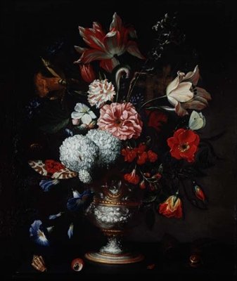 Nature morte (une de la paire) - N. Javrillard