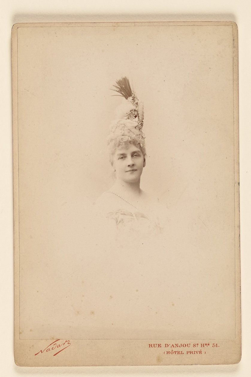 [Countess Hélène de Pourtalès] - Nadar [Gaspard Félix Tournachon]