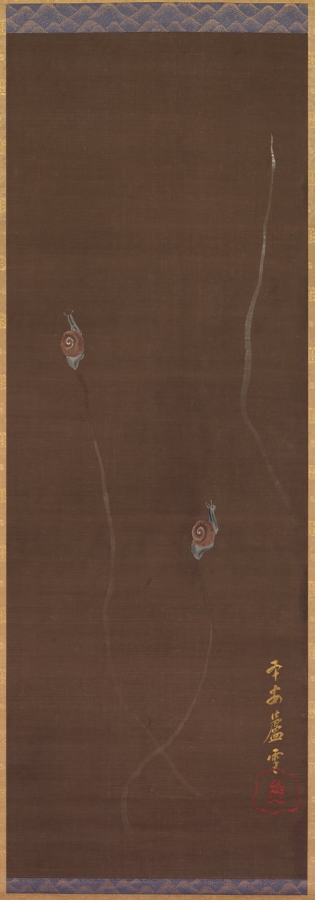 Escargots - Nagasawa Rosetsu