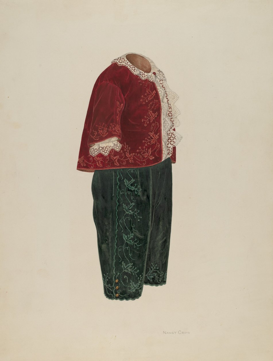 Costume de garçon - Nancy Crimi