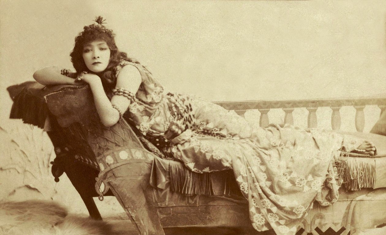 Portrait de Sarah Bernhardt en Cléopâtre, 1891 - Napoleon Sarony