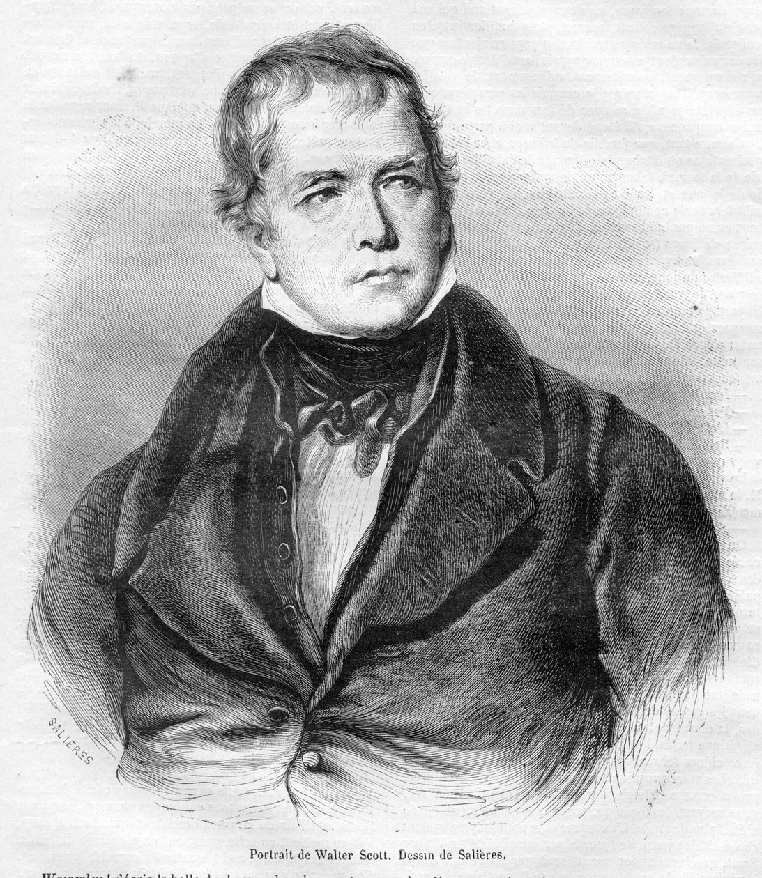 Portrait gravé - Narcisse Salières