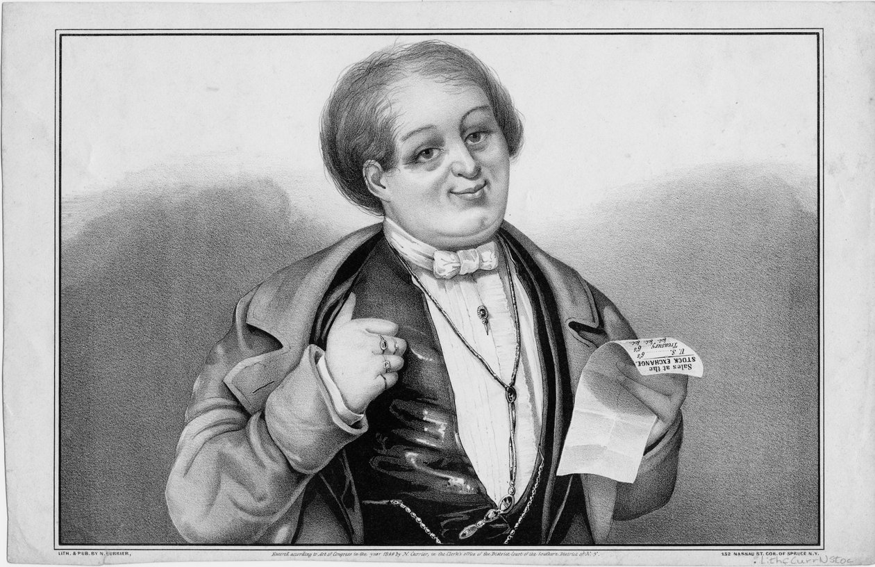 [Stocks up], publié par N. Currier, New York, 1849 - Nathaniel Currier