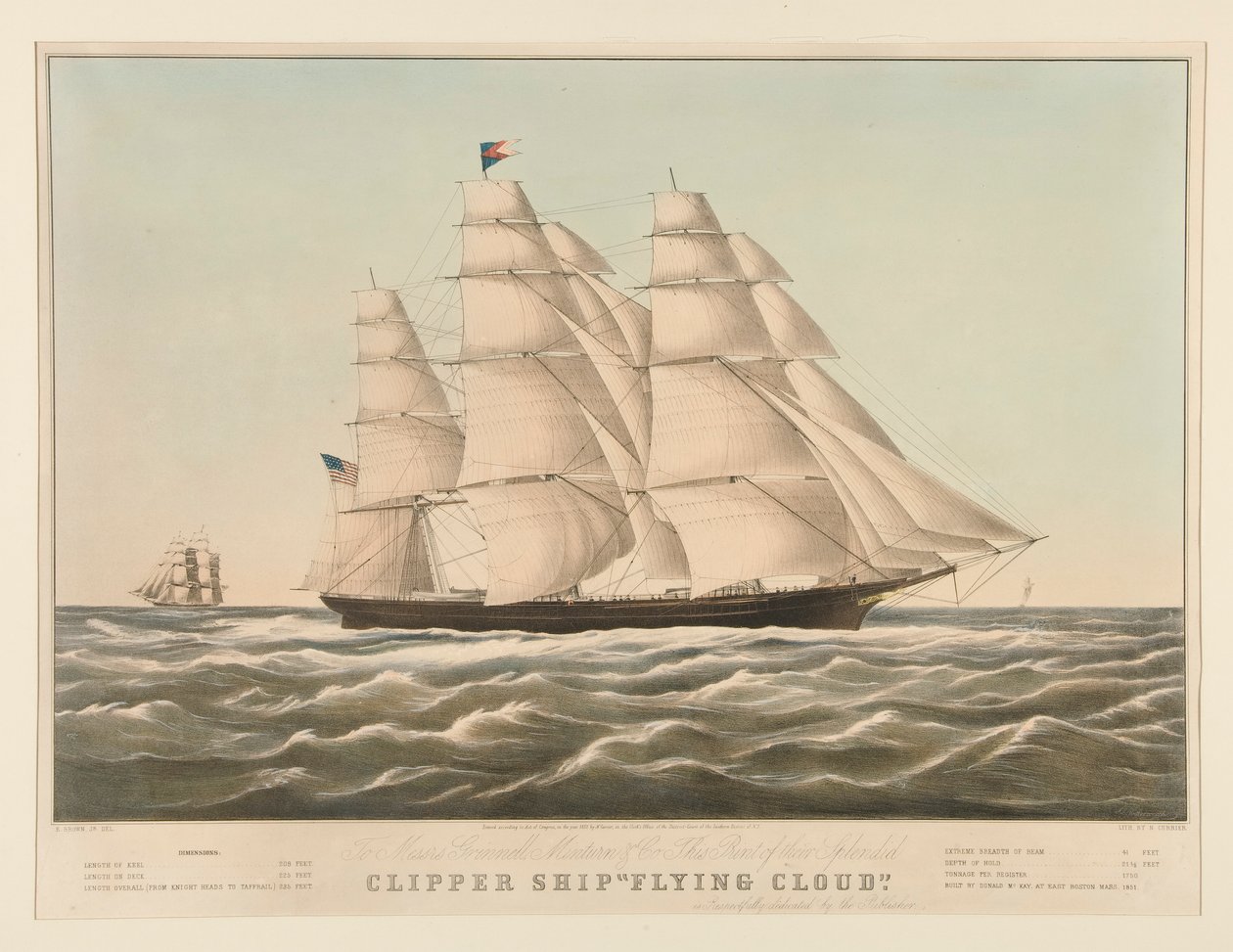 Clipper Ship - Nathaniel Currier