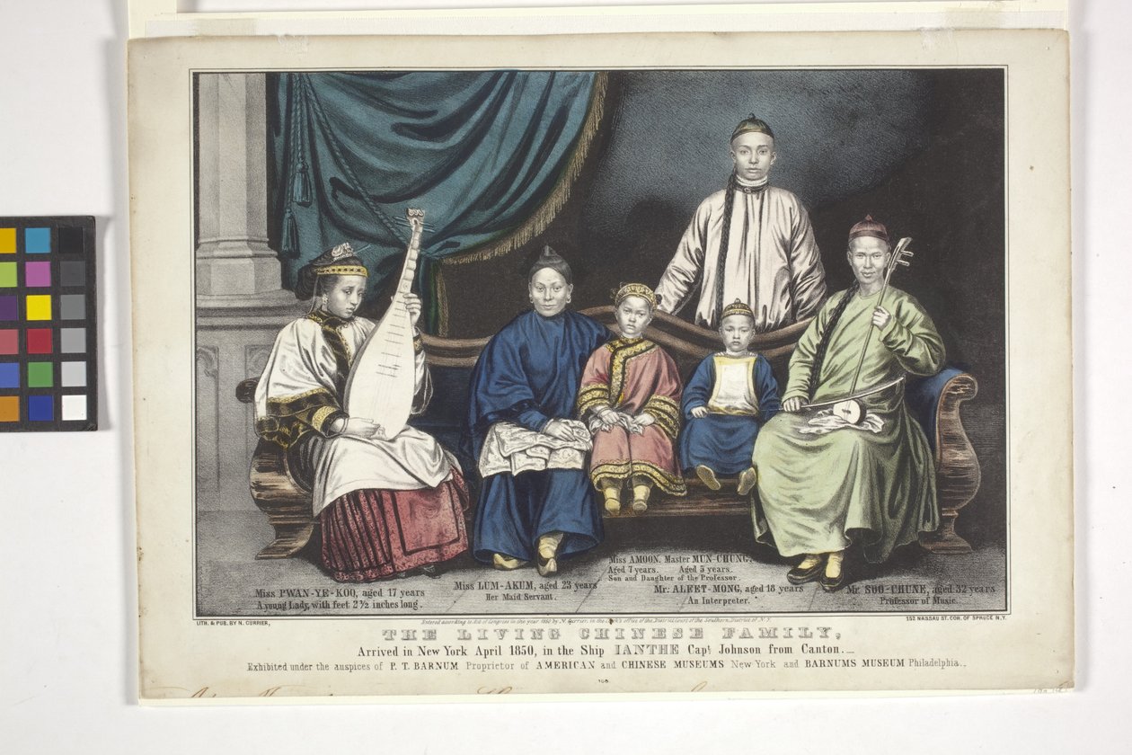 La famille chinoise vivante - Nathaniel Currier