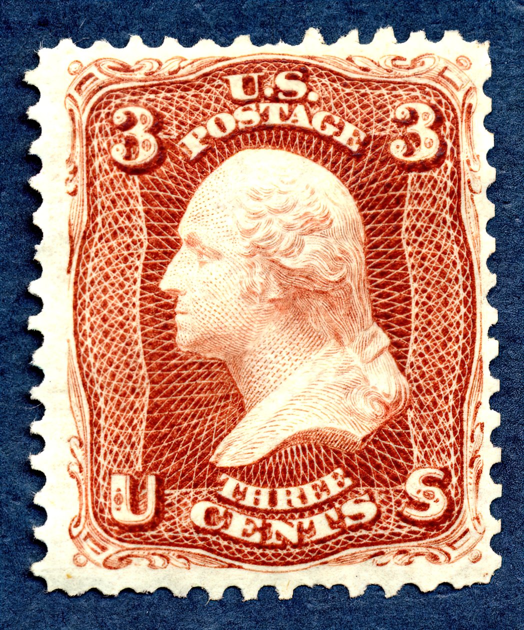 3c Washington réédition unique, 1875 - National Bank Note Company