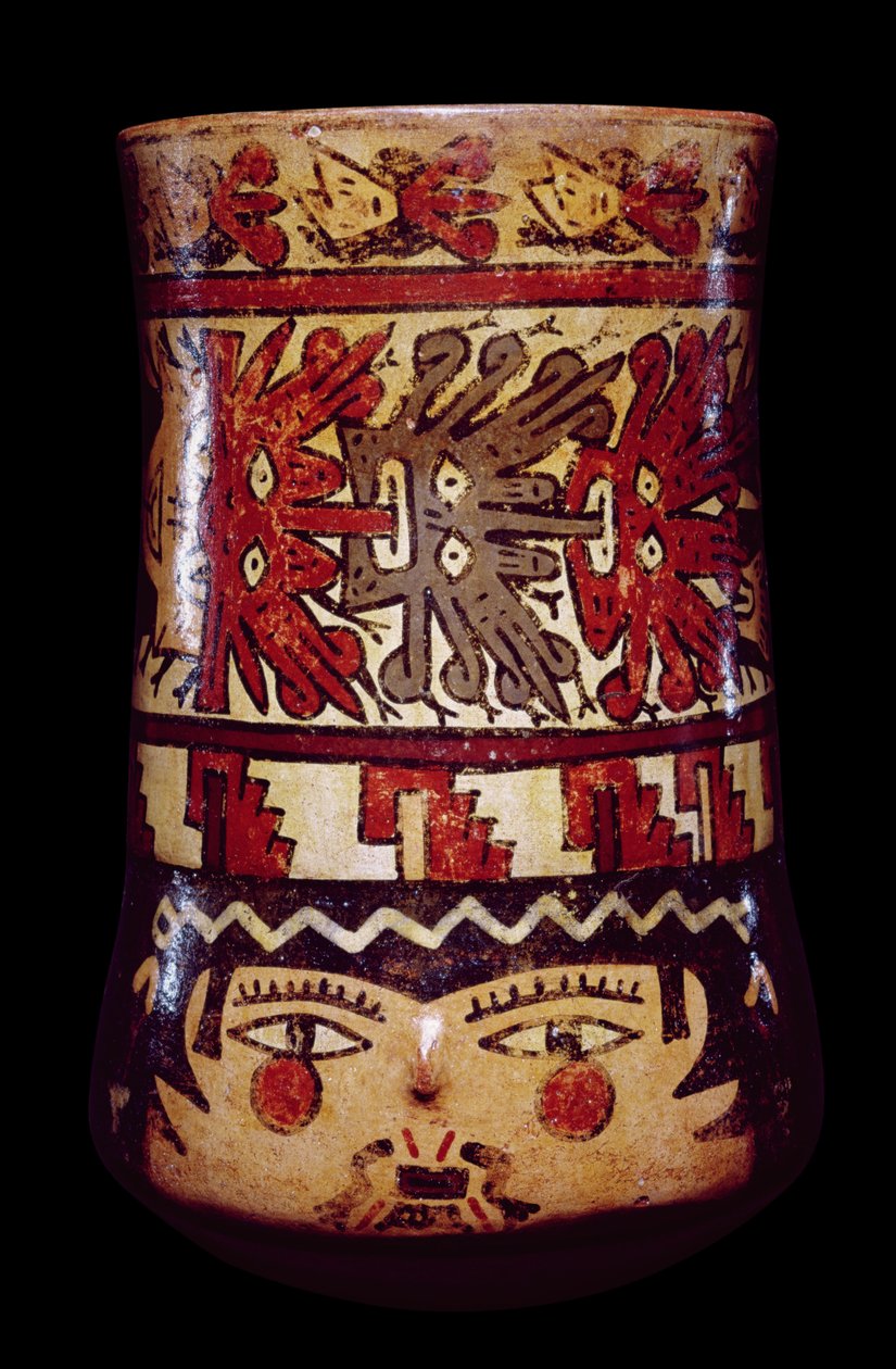 Pot cylindrique, style Nazca tardif - Nazca Culture