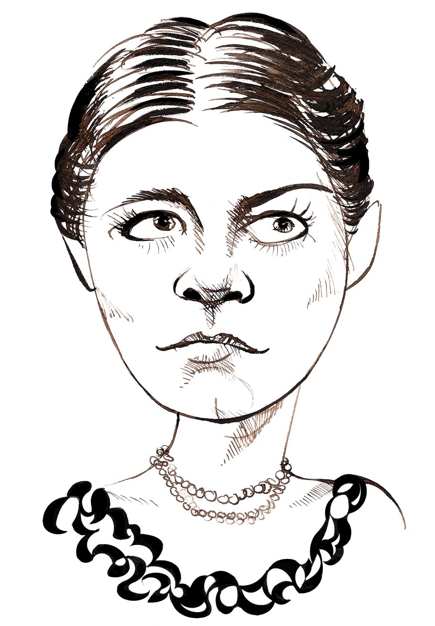 Amy Beach, compositrice et pianiste américaine (1867 - 1944) caricature - Neale Osborne