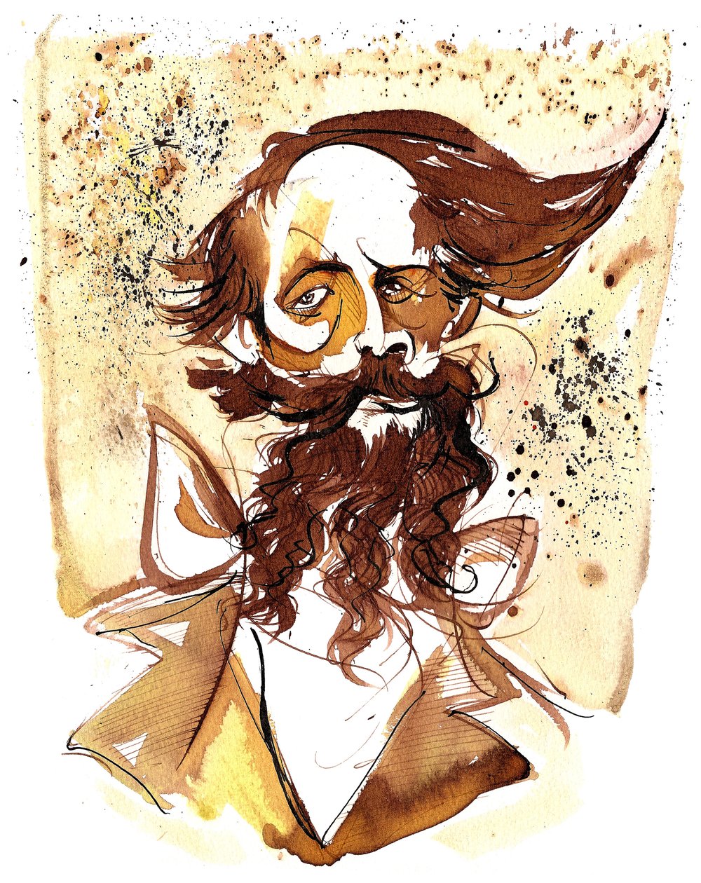 Charles Dickens - caricature - Neale Osborne