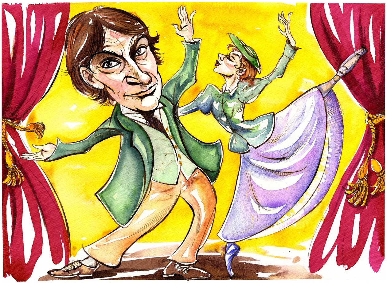 David Bintley - caricature - Neale Osborne
