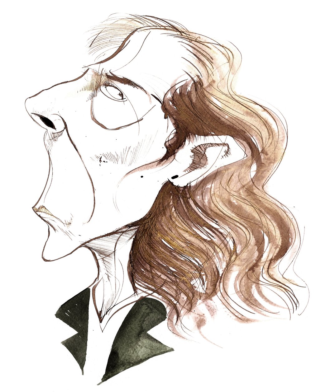 Emmanuel Nunes - compositeur portugais (1941 - 2012); caricature - Neale Osborne