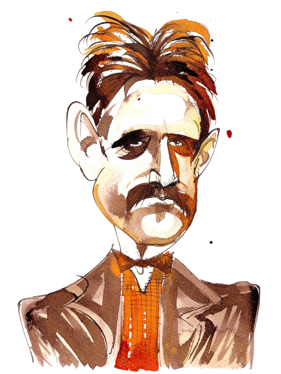 Jean Sibelius, caricaturé en homme plus jeune - Neale Osborne
