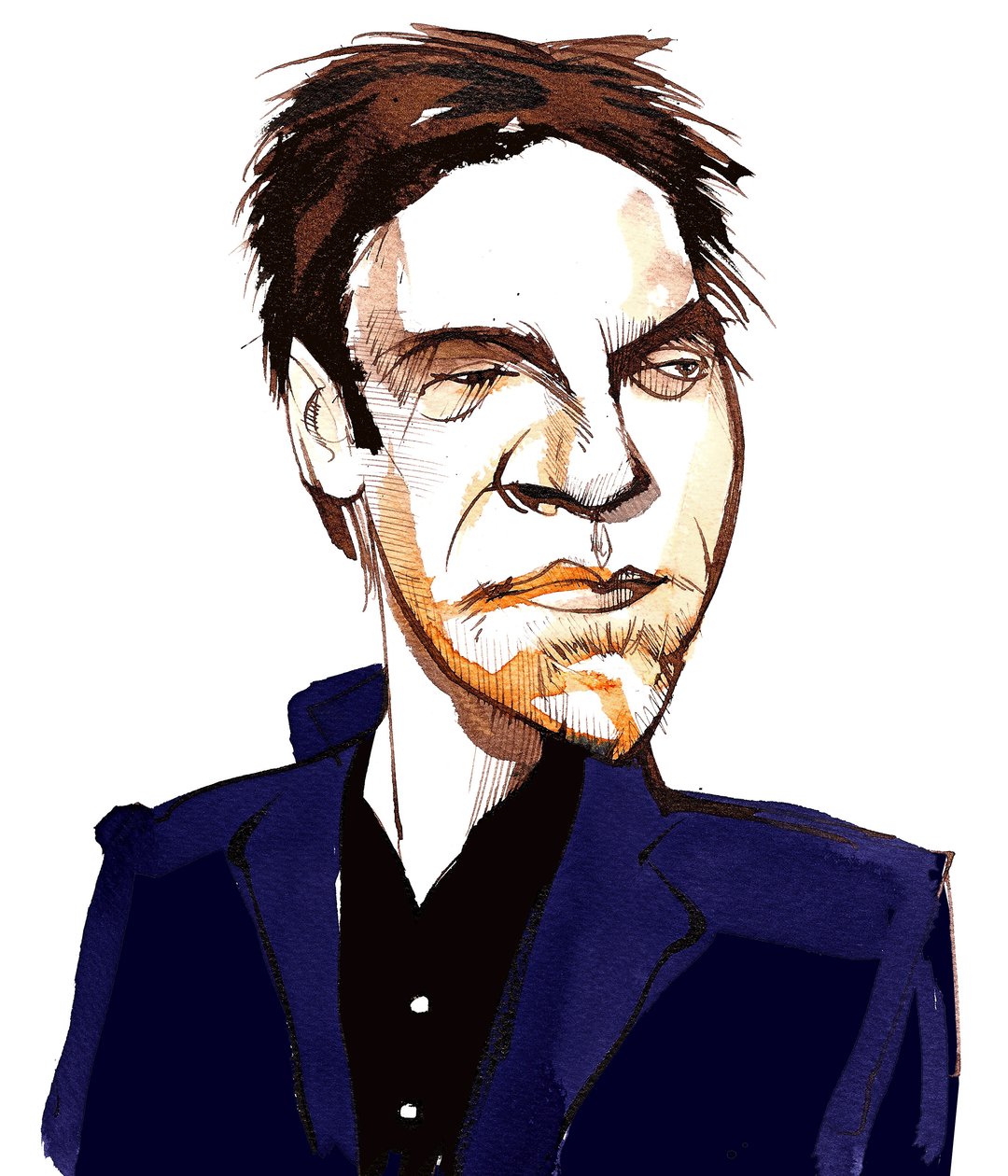 Leif Ove Andsnes, caricature - Neale Osborne