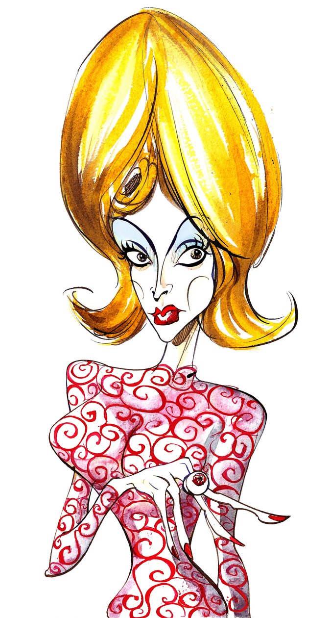 Martian Girl du film de science-fiction Mars Attacks! de 1996 - Neale Osborne