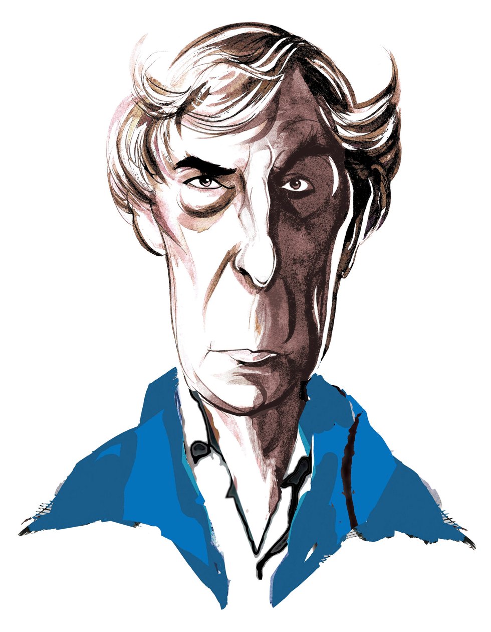 Michael Tippett, compositeur britannique (1905-98), caricature en couleur, 2005 par Neale Osborne - Neale Osborne