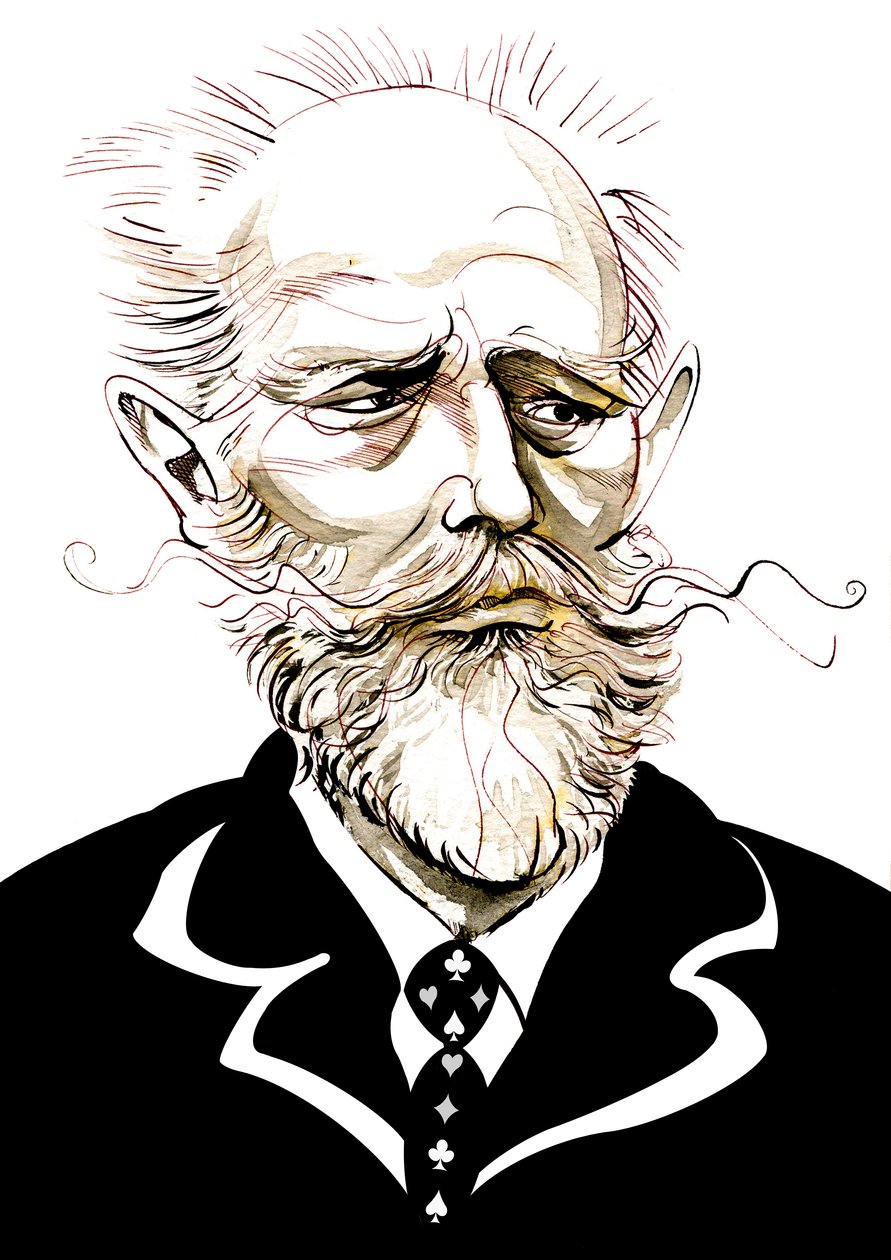 Piotr Ilitch Tchaïkovski - caricature - Neale Osborne