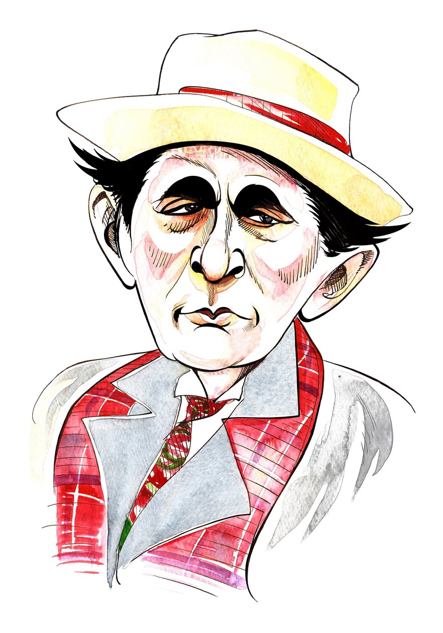 Sylvester McCoy en tant que Doctor Who dans la série télévisée BBC du même nom - Neale Osborne
