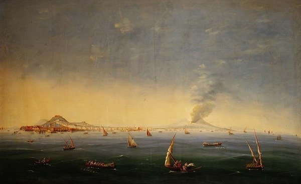Le port de Naples - Neapolitan School