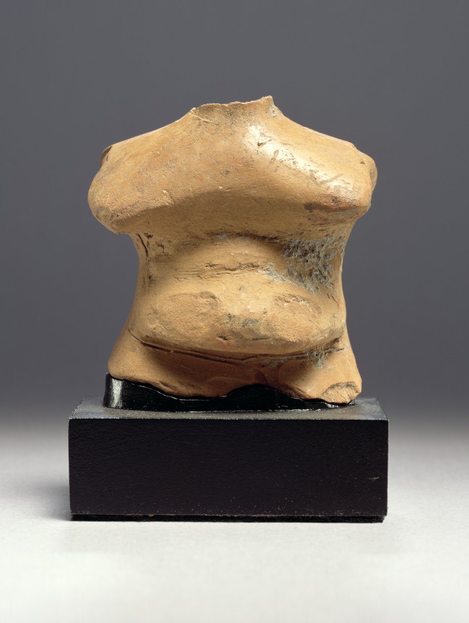 Figure fragmentaire, Thessalienne, vers 6000 av. J.-C. - Neolithic