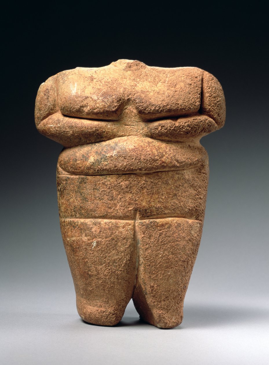 Figure néolithique, Grèce, vers 4500-4000 av. J.-C. (calcaire) - Neolithic