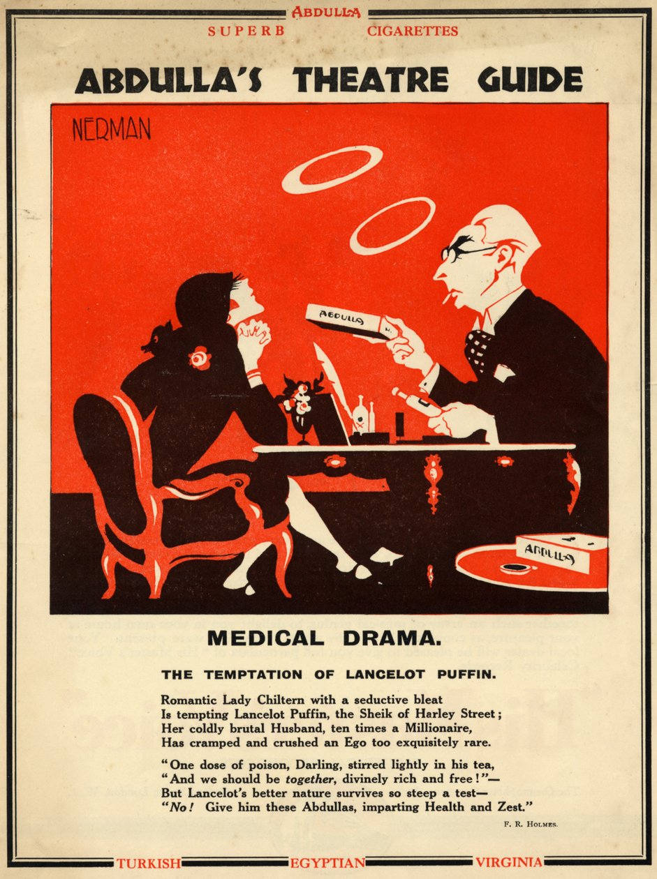 Cigarettes Abdulla, 1928 - Nerman