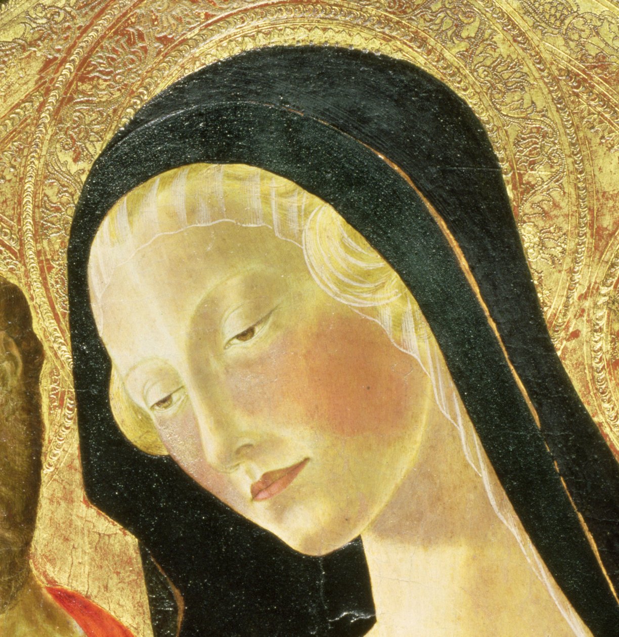 Madonna et Enfant (détail) - Neroccio di Landi
