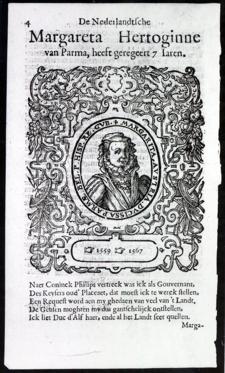 Marguerite de Parme, gouverneur des Pays-Bas - Netherlandish School