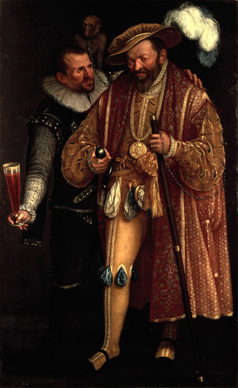 Deux fous, c.1600 - Netherlandish School