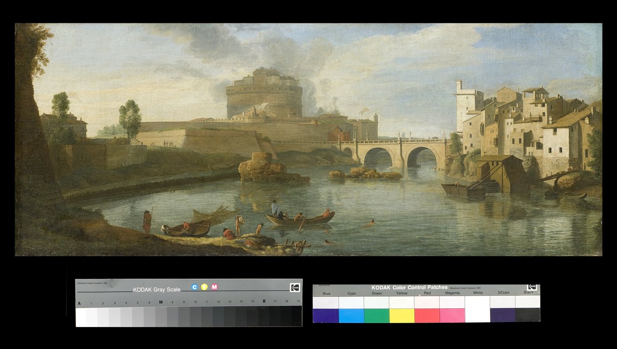 Vue du Castel Sant"Angelo, 1700-15 - Netherlandish School