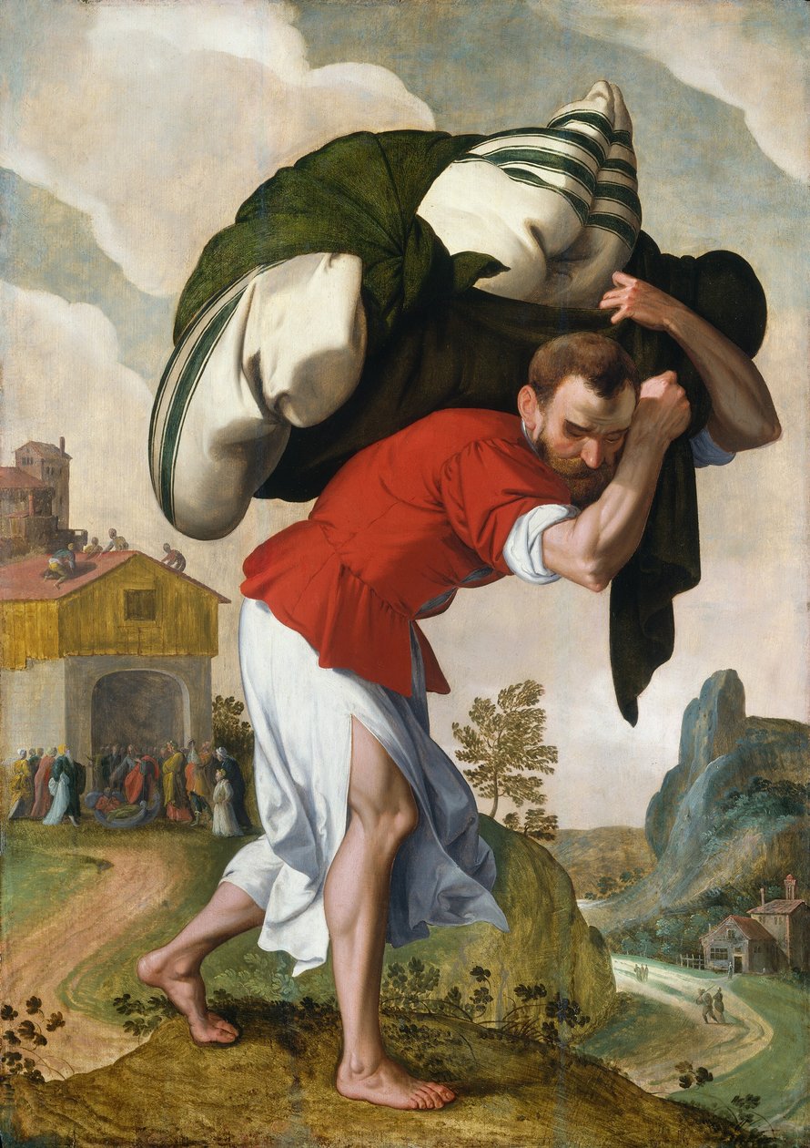La guérison du paralytique - Netherlandish 16th Century