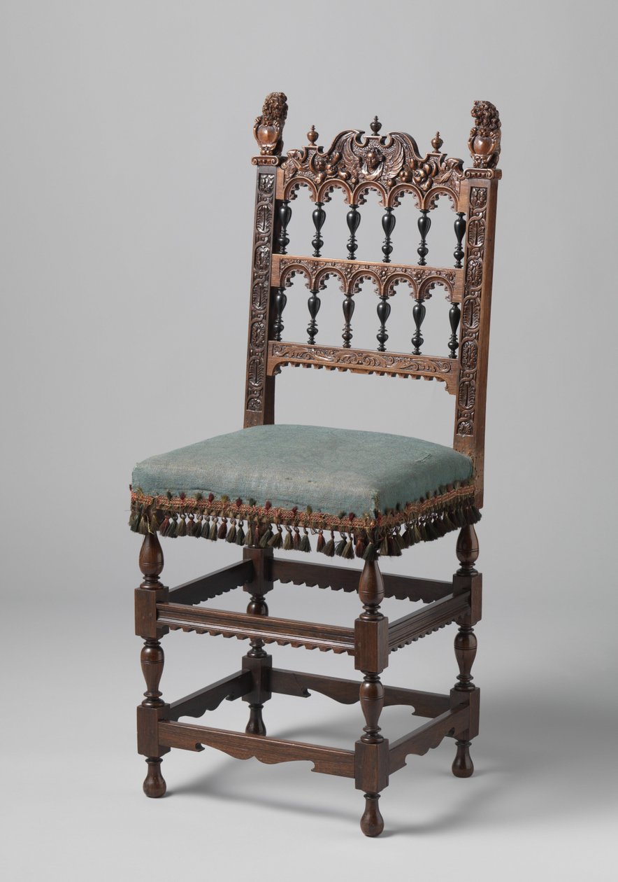 Chaise sculptée, c.1620-50 - Netherlandish School