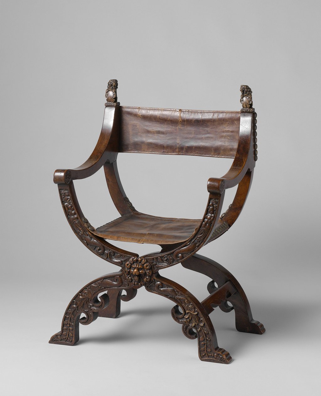 Chaise pliante, vers 1620-50 - Netherlandish School