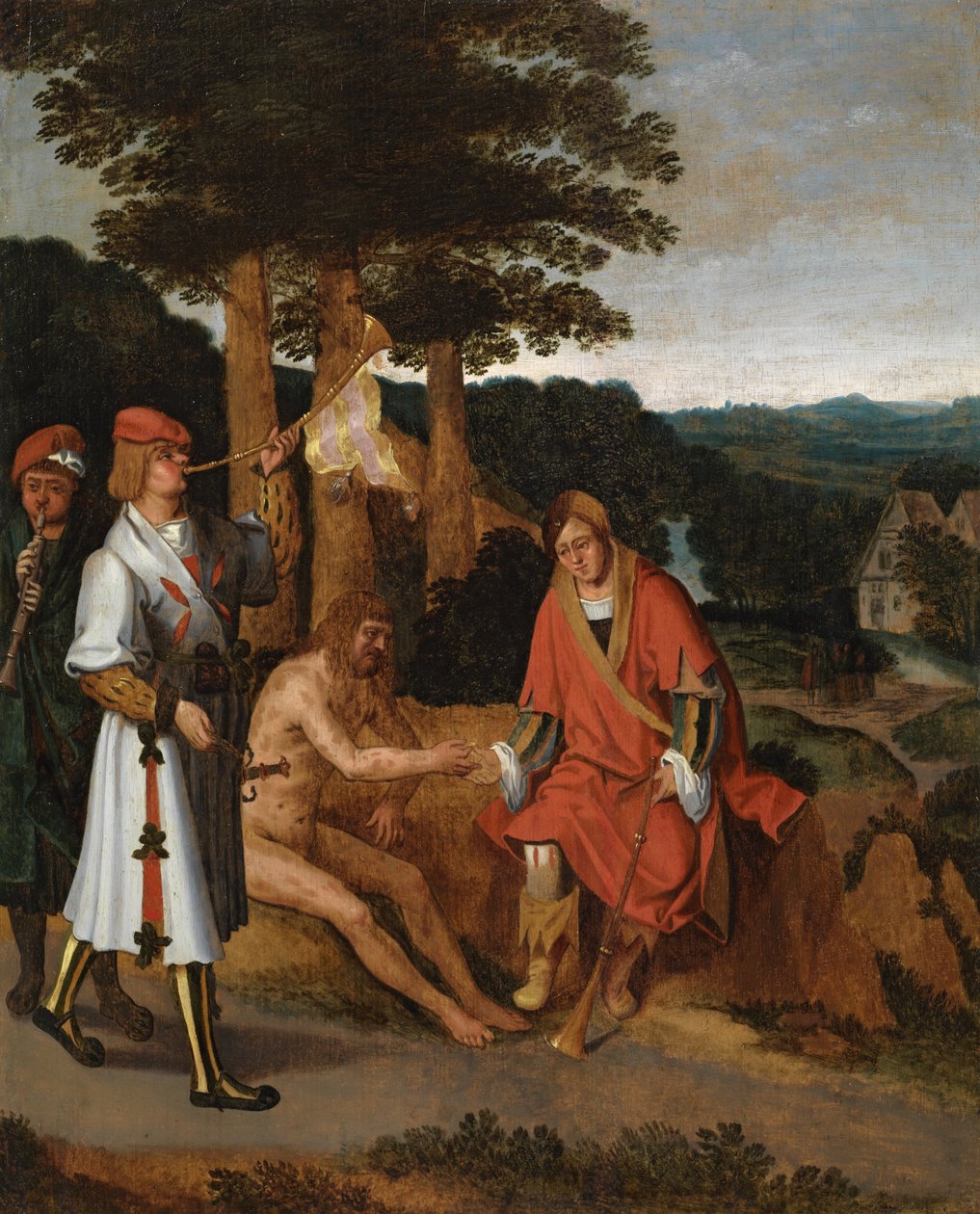 Job et ses consolateurs - Netherlandish School