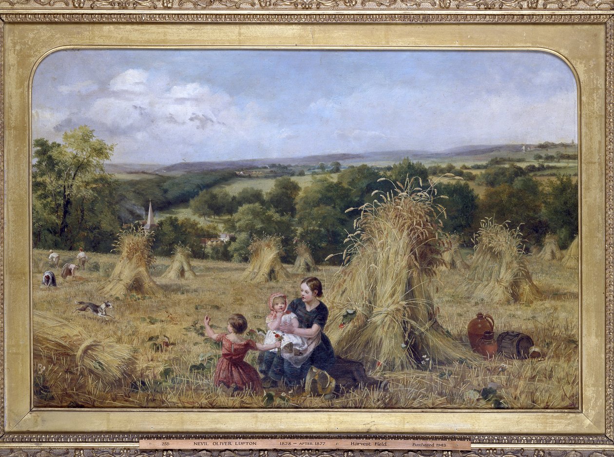 Le Champ de moisson, 1857 - 1858 - Nevil Oliver Lupton