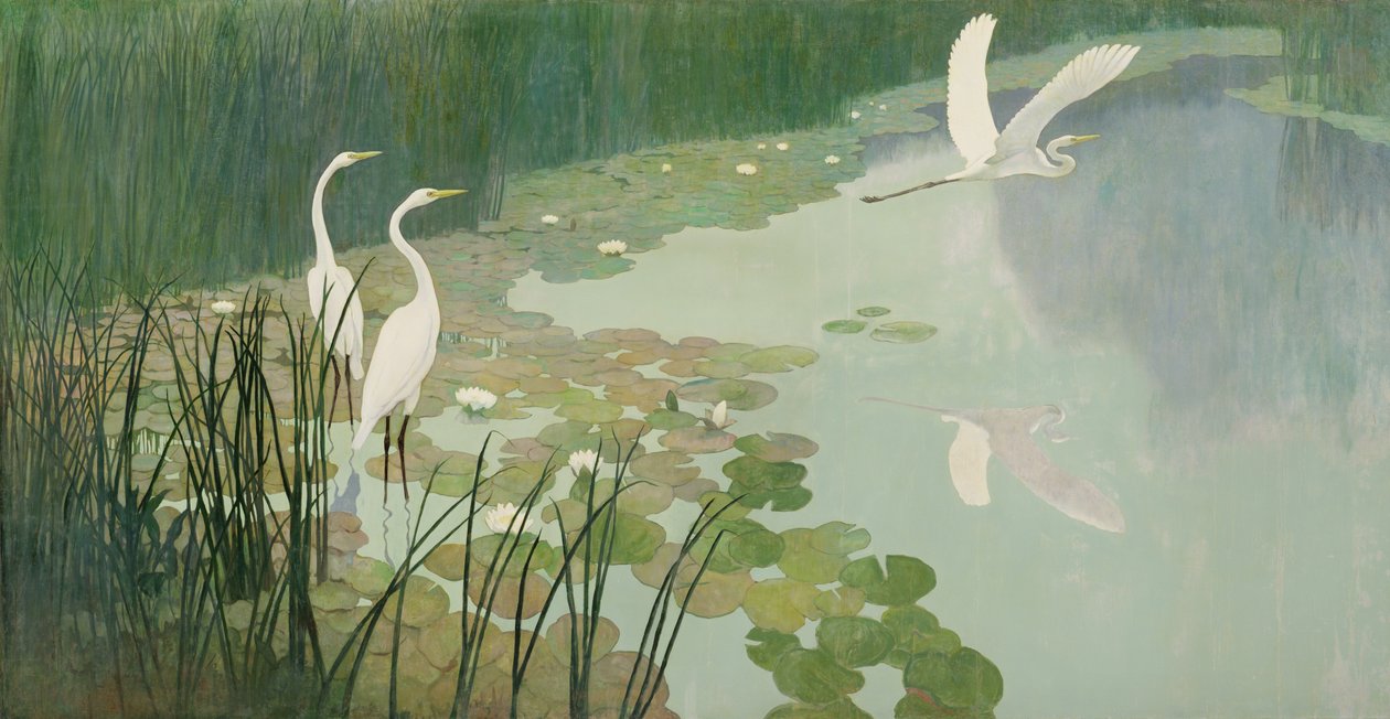 Hérons en été, 1941 - Newell Convers Wyeth