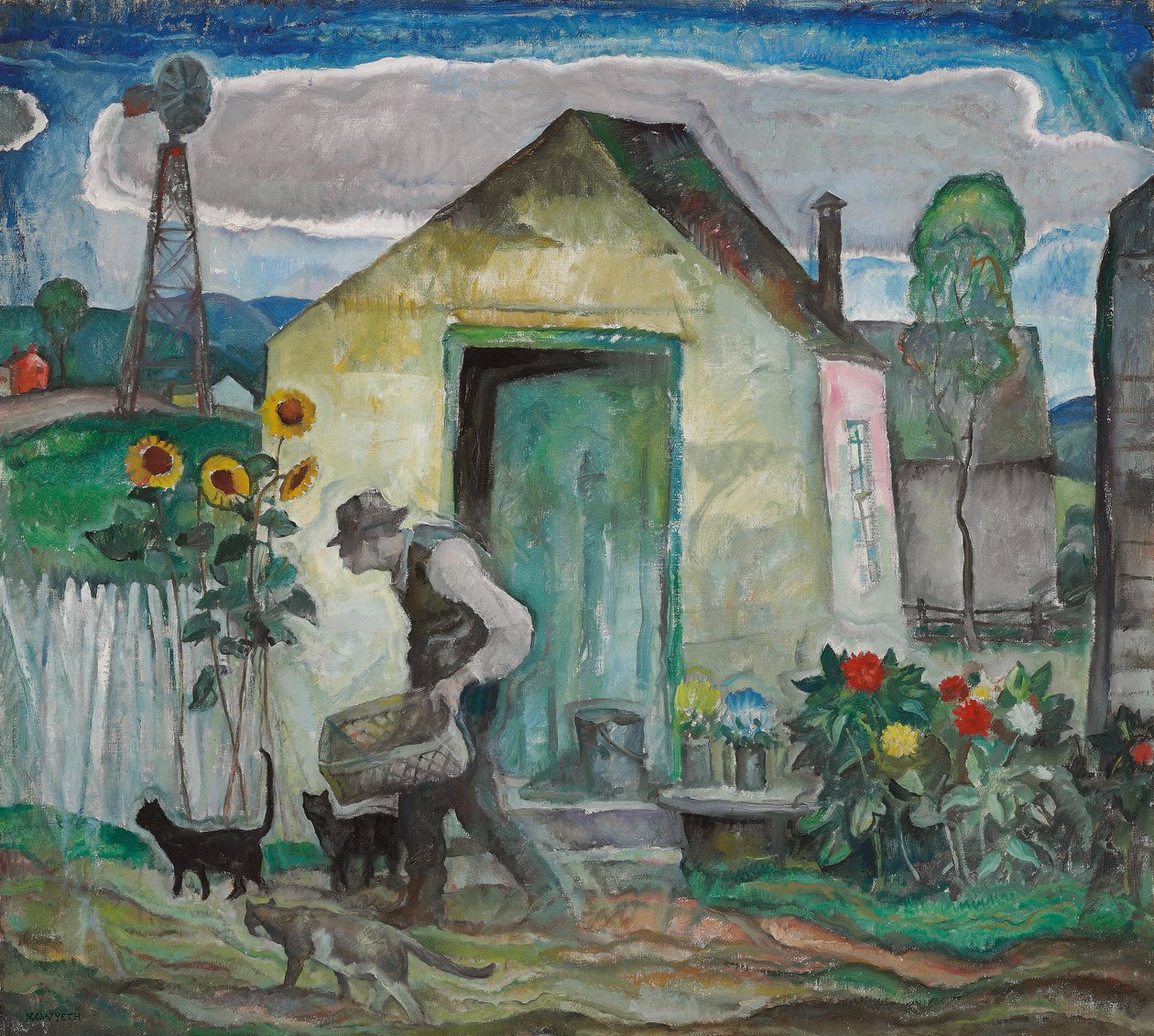 Vieux Albert, vers 1928 - Newell Convers Wyeth